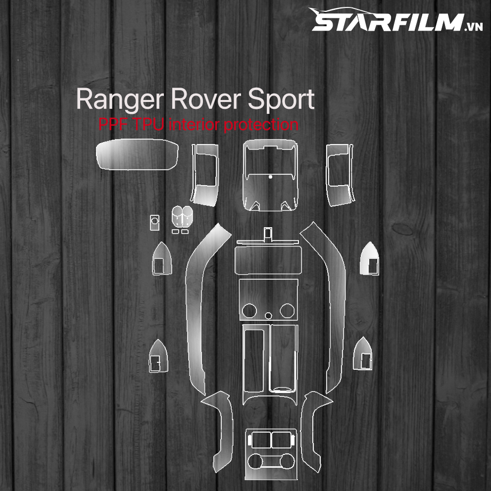Ranger Rover Sport PPF TPU chống xước tự hồi phục STARFILM